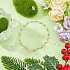 10Pcs 2 Colors Eco-friendly Rack Plating Brass Micro Pave Cubic Zirconia 2-Loop Charms KK-DC0003-11-5