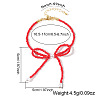 Glass Seed Beaded Bowknot Bracelets for Women ZN6735-1-3