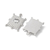 304 Stainless Steel Crystal Rhinestone Pendants STAS-Z122-52P-2