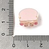 Transparent Glitter Ocean Resin Cabochon CRES-I050-04-4