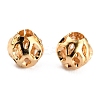 Long-Lasting Hollowed Plated Brass Beads KK-O133-003A-G-2