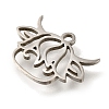 201 Stainless Steel Pendants STAS-R136-17P-2