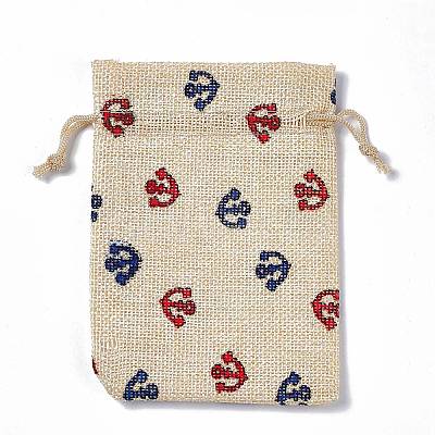 Burlap Packing Pouches Drawstring Bags ABAG-L016-A10-1