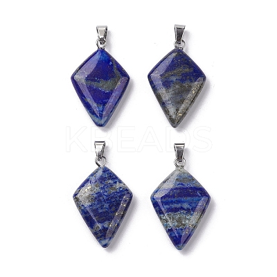 Natural Lapis Lazuli Pendants G-C110-03A-P-1