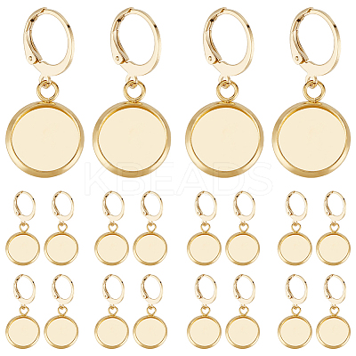 30Pcs 304 Stainless Steel Leverback Earring Findings EJEW-AB00017-1