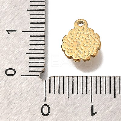 Ion Plating(IP) 304 Stainless Steel Rhinestone Charms STAS-P371-068G-1