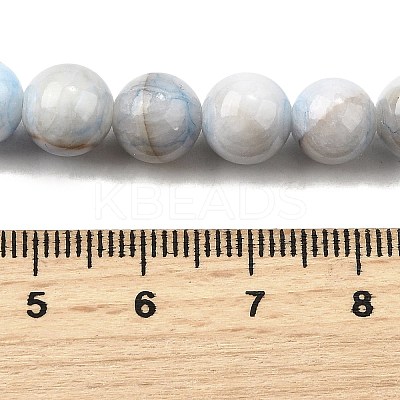 Natural Striped Stone Beads Strands G-D315-A01-01-8mm-1