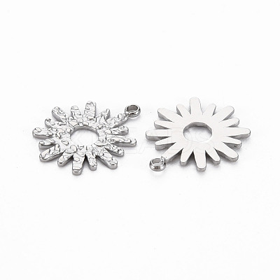 Non-Tarnish 304 Stainless Steel Charms STAS-N097-103P-NR-1