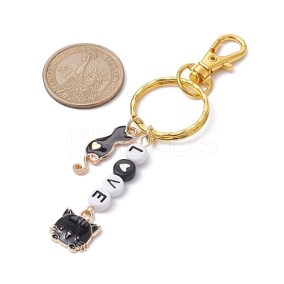 Valentine's Day Eco-Friendly Zinc Alloy Enamel Pendant Keychain KEYC-JKC00620-1