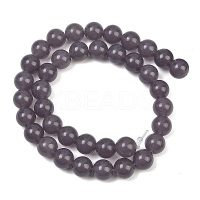 Natural Dyed White Jade Beads Strands GG-CBAEB22-B01-10mm-03-1