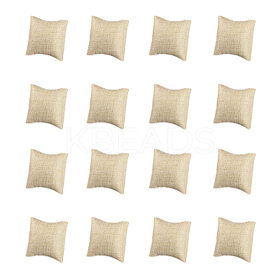 Kraft Hemp Pillow Holder for Jewelry Bracelet & Watch Displays BDIS-WH0002-01-1