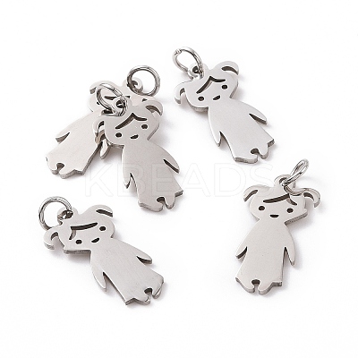 Non-Tarnish 201 Stainless Steel Pendants STAS-S105-LA415-1-1