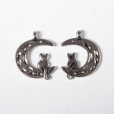 Tibetan Style Alloy Pendants LS-TIBEP-A124576-AS-FF-1