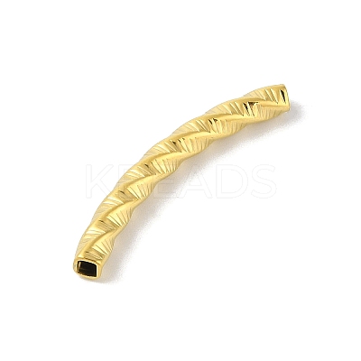 304 Stainless Steel Curved Tube Beads STAS-M071-03F-G-1