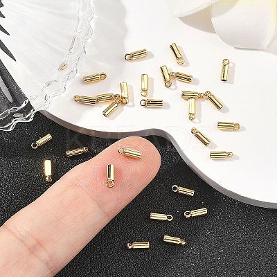 SHEGRACE Brass Cord Ends XGRQ2O508-431G-1