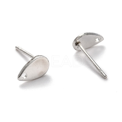 Non-Tarnish 304 Stainless Steel Stud Earring Findings LS-STAS-L211-05C-P-1