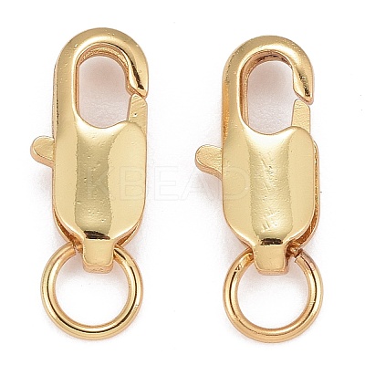 Grade AAA Brass Lobster Claw Clasps X-KK-O093-32-NR-1