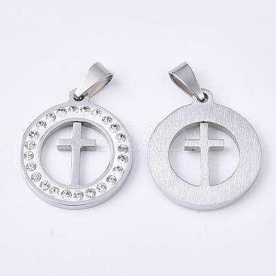 201 Stainless Steel Pendants STAS-N089-30P-1
