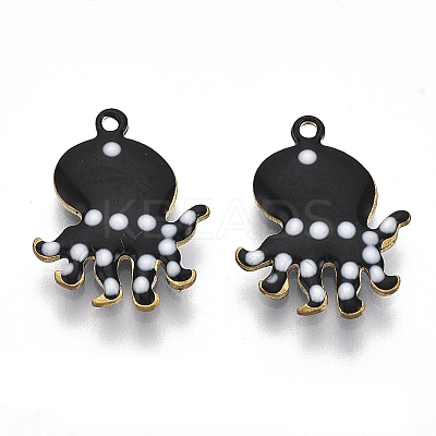 Alloy Enamel Charms PALLOY-S174-14A-1