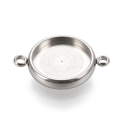 Tarnish Resistant 304 Stainless Steel Links Connectors Settings LS-STAS-K202-02E-P-1