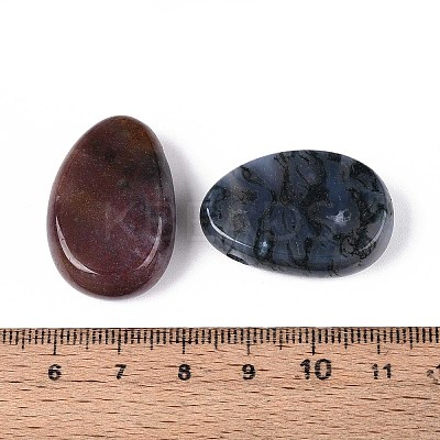 Natural Indian Agate Pendants G-N349-08F-1