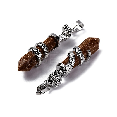 Synthetic Goldstone Pendants G-A241-01P-01-1