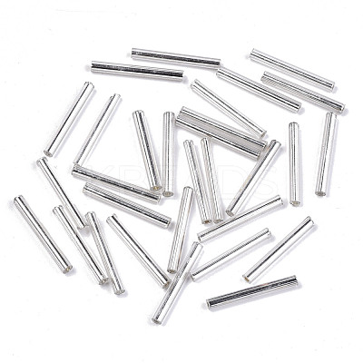 Electroplate Glass Bugle Beads SEED-S043-02C-02-1