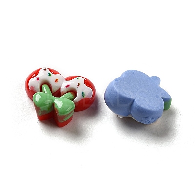 Opaque Resin Decoden Cabochons RESI-D009-03-1