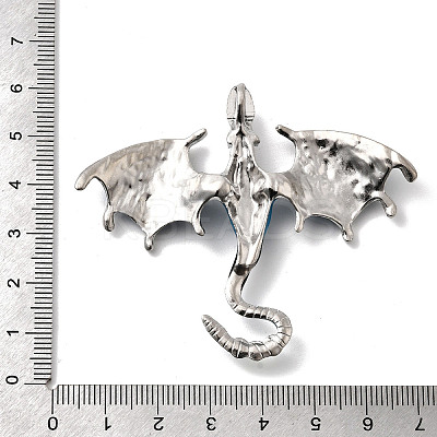 Alloy Enamel with Rhinestone Big Pendants LS-FIND-Z098-01P-02-1