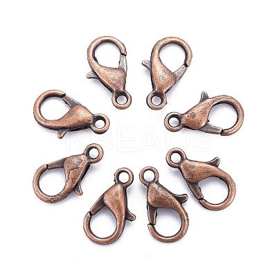 Zinc Alloy Lobster Claw Clasps E102-NFR-1