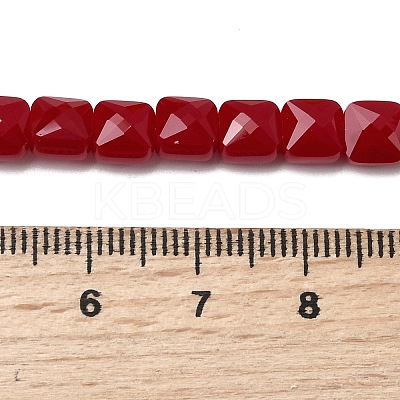 Opaque Glass Beads Strands GLAA-L050-C19-1