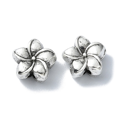 Tibetan Style Alloy Beads TIBEB-F065-01AS-02-1