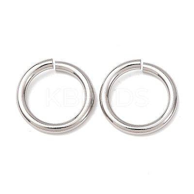 Tarnish Resistant 304 Stainless Steel Open Jump Rings X-STAS-R065-41-1