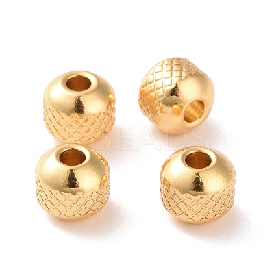 304 Stainless Steel Beads STAS-G133-06G-1