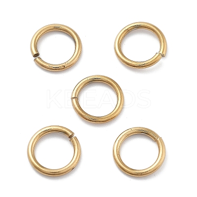 Ion Plating(IP) 304 Stainless Steel Open Jump Rings STAS-M081-02G-02-1