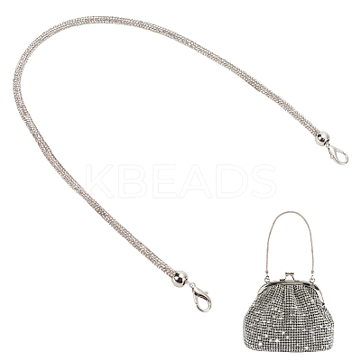 Alloy Rhinestone Bag Straps FIND-WH0111-443-1