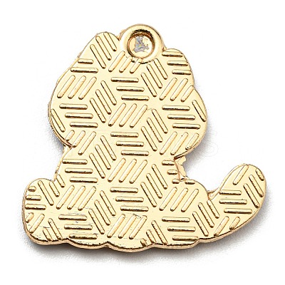 Printed Alloy Pendants ENAM-L042-04G-1