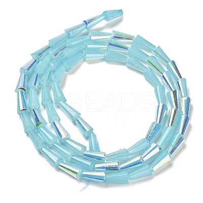 Baking Paint Glass Beads Strands DGLA-D001-03G-1