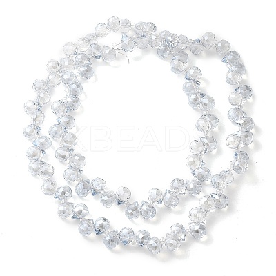 Electroplate Glass Beads Strands EGLA-D030-17P-1