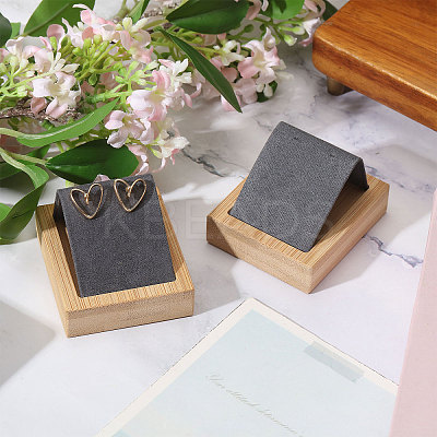 Velvet Earring Display Stand ODIS-WH0086-102-1