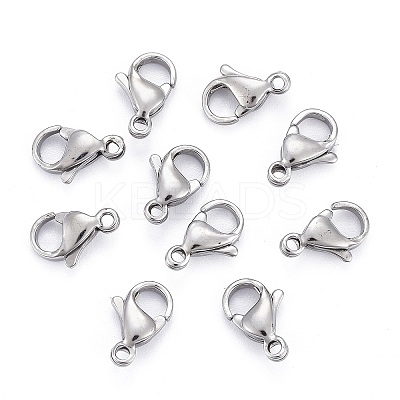 Tarnish Resistant 304 Stainless Steel Lobster Claw Clasps LS-X-STAS-AB11-1