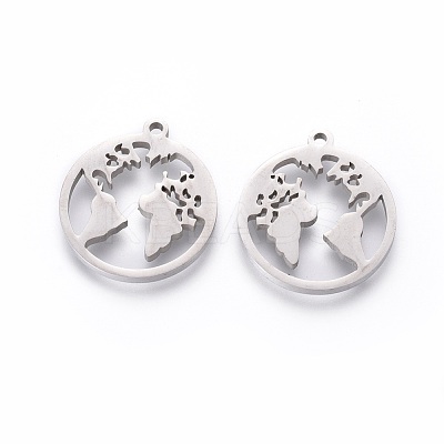 Non-Tarnish 201 Stainless Steel Pendants STAS-F231-068P-1