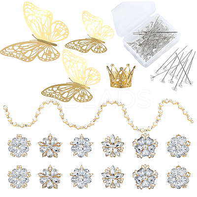 DIY Flower Bouquet Decoration Kits DIY-SP0006-58G-1