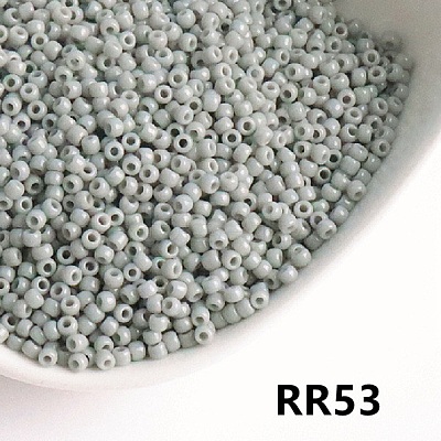 Opaque 8/0 Glass Seed Beads SEED-I013-3mm-RR53-1