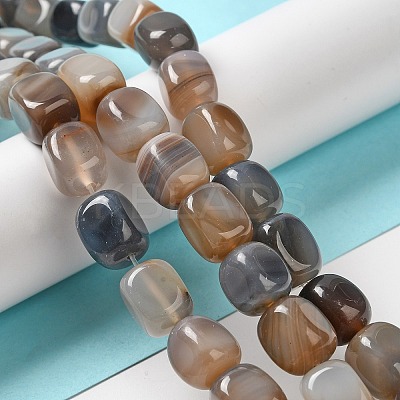 Natural Agate Beads Strands G-H295-A01-09-1
