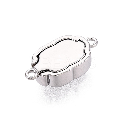 Brass Magnetic Clasps KK-Q074-02P-1