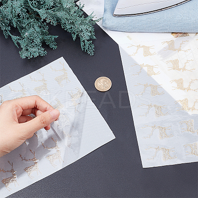Glitter Hotfix Rhinestone(Hot Melt Adhesive On The Back) DIY-WH0188-90C-1