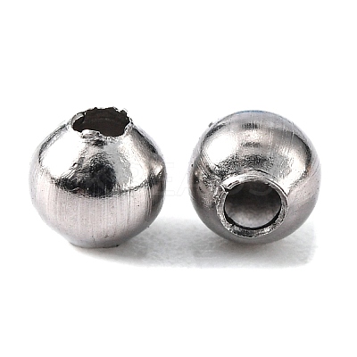 Tarnish Resistant 304 Stainless Steel Round Beads STAS-N020-16-4mm-1