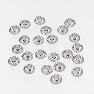 Rondelle Tibetan Silver Spacer Beads LS-AB937-NF-1