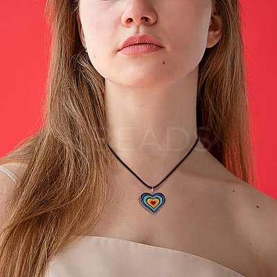 10Pcs 2 Colors Alloy Enamel Pendants ENAM-SZ0001-58-1
